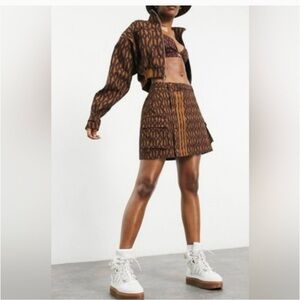 Stylish and Fly Monogram Skirt by Ivy Park x Adidas